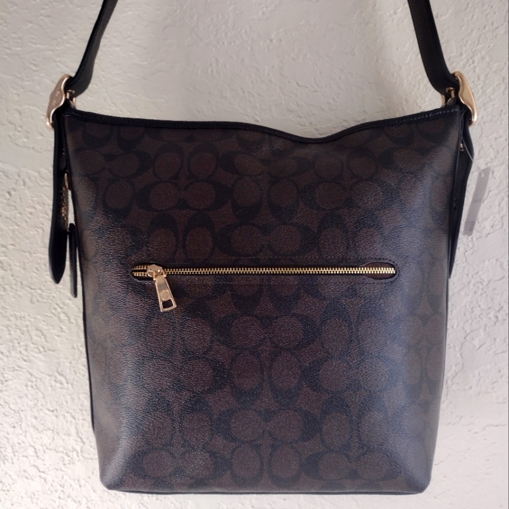 Coach Signature Canvas Val Duffle Bag NWT Sold - Picture 11 of 16